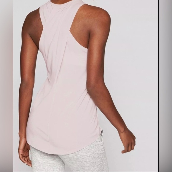 Athleta Tops - Athleta Ultimate Cross Back Tank Soft Lilac Size Small